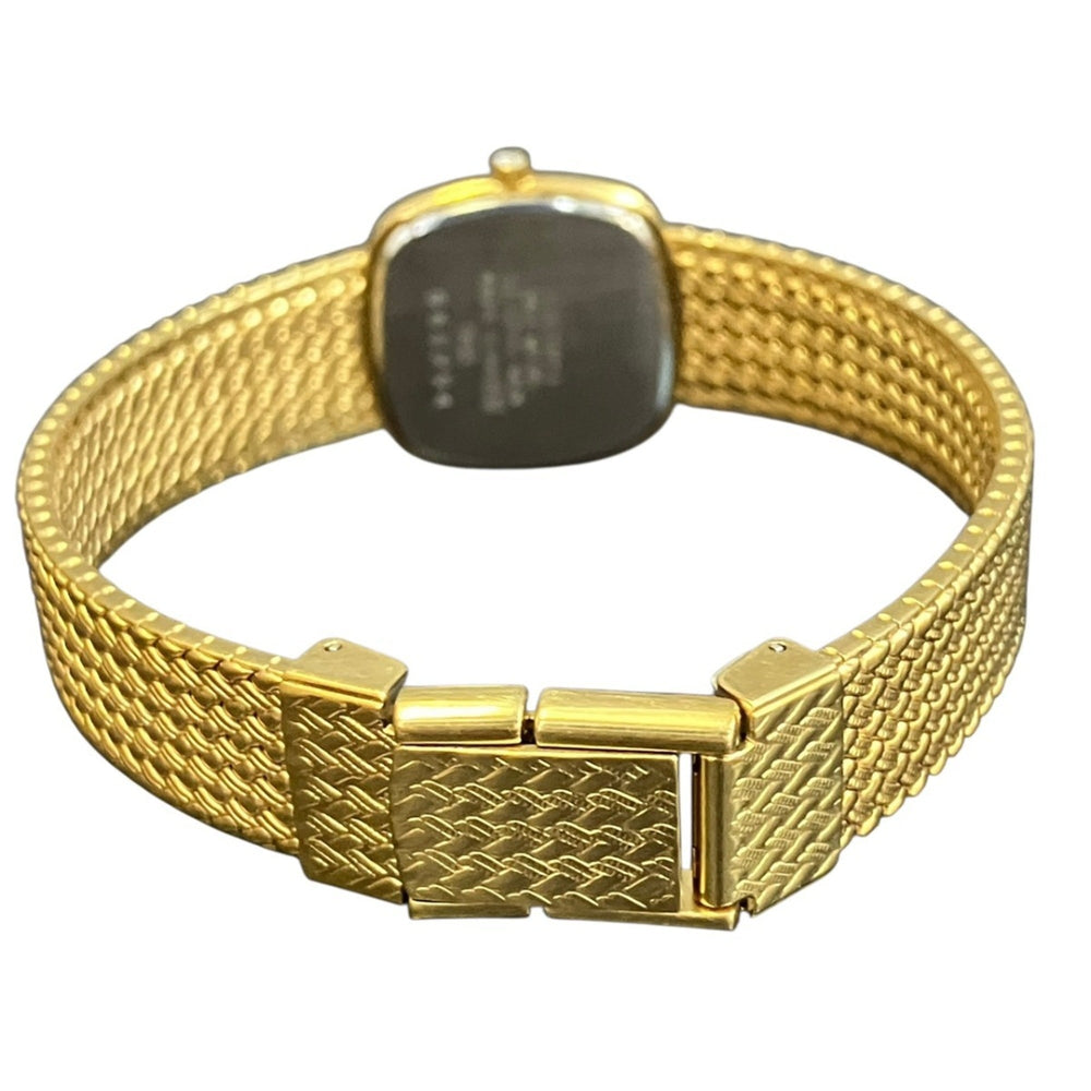 Seiko Exceline watch, total weight 34.9g, GP (Gold Plated) finish, diamond crown, quartz movement, gold dial, model number 4N20-5160 — Good