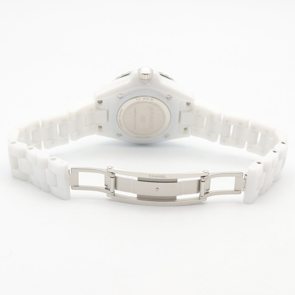 Chanel J12 Cosmic Ceramic Watch for Women, White (H7990) — Very Good