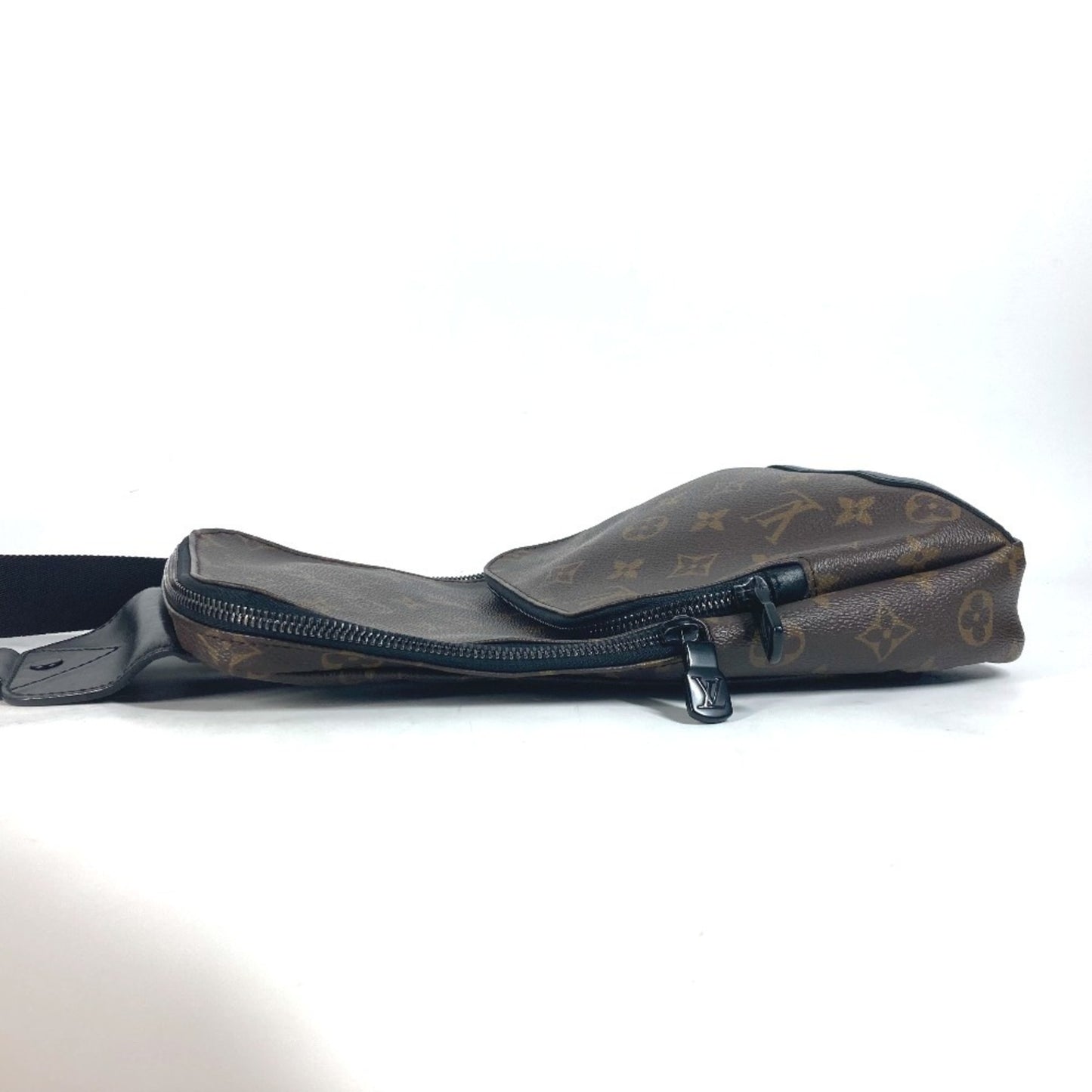 LOUIS VUITTON M45897 Monogram Macassar Avenue Sling Bag Crossbody Body Canvas Men's Women's Brown