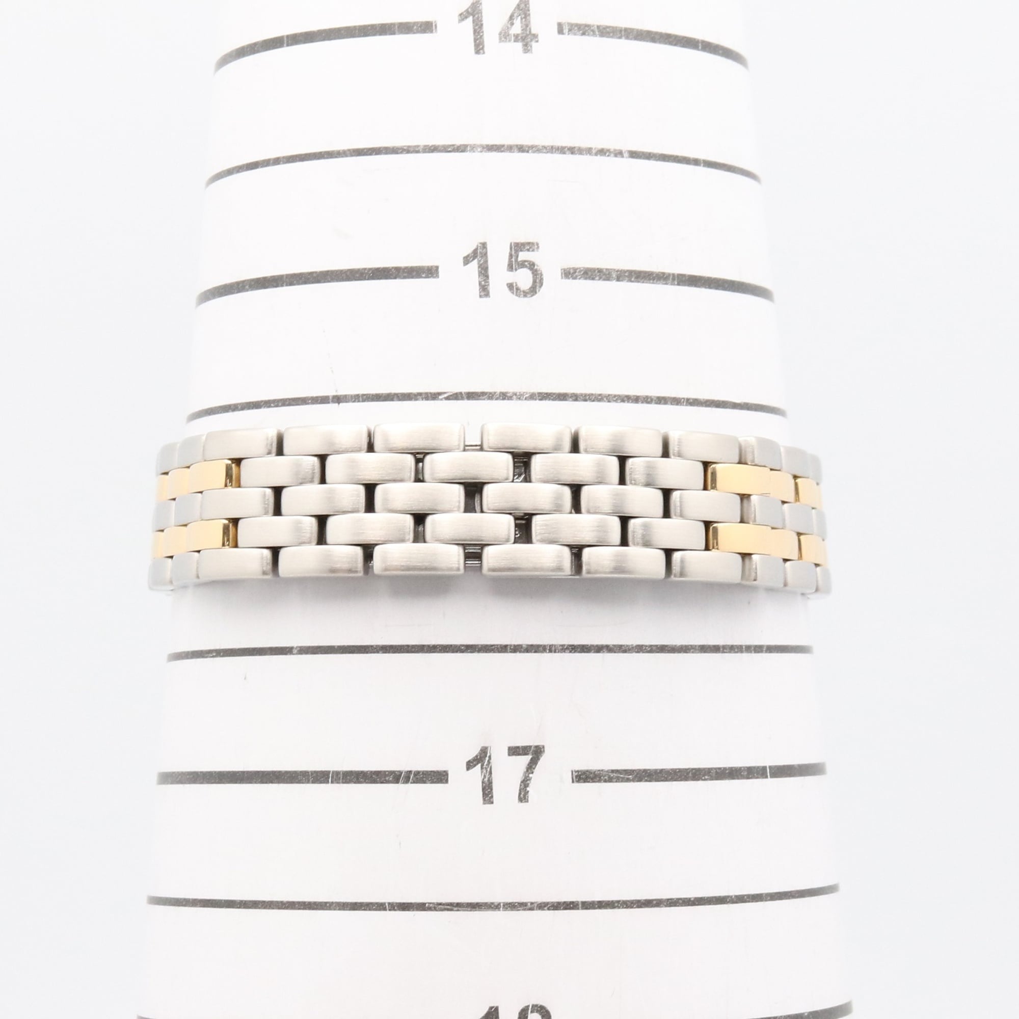 Cartier Panthère SM 2-Row Watch, 18K (Yellow Gold) Stainless Steel, Ladies', Ivory (W25029B6) — Very Good