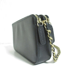 CHANEL Deauville Caviar Skin Wallet Chain Shoulder Bag Black Women's — Like New