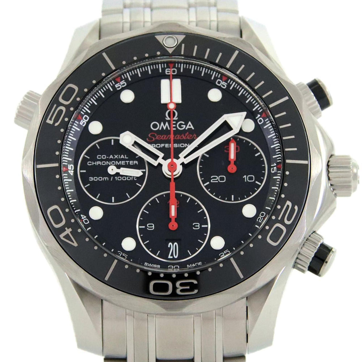 Omega Seamaster Diver 300M Chronograph 212.30.42.50.01.001 Stainless Steel Automatic Watch — Very Good