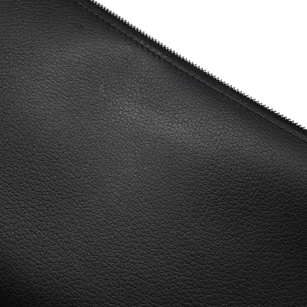 Hermes Shoulder Wallet Zip En Go To Chaine d'Ancre Black Evergrain K Stamp Handbag Pouch HERMES — Like New