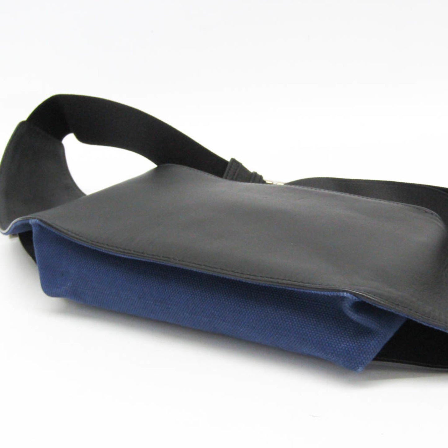 Balenciaga 433625 Men,Women Canvas,Leather Fanny Pack,Sling Bag Black,Royal Blue