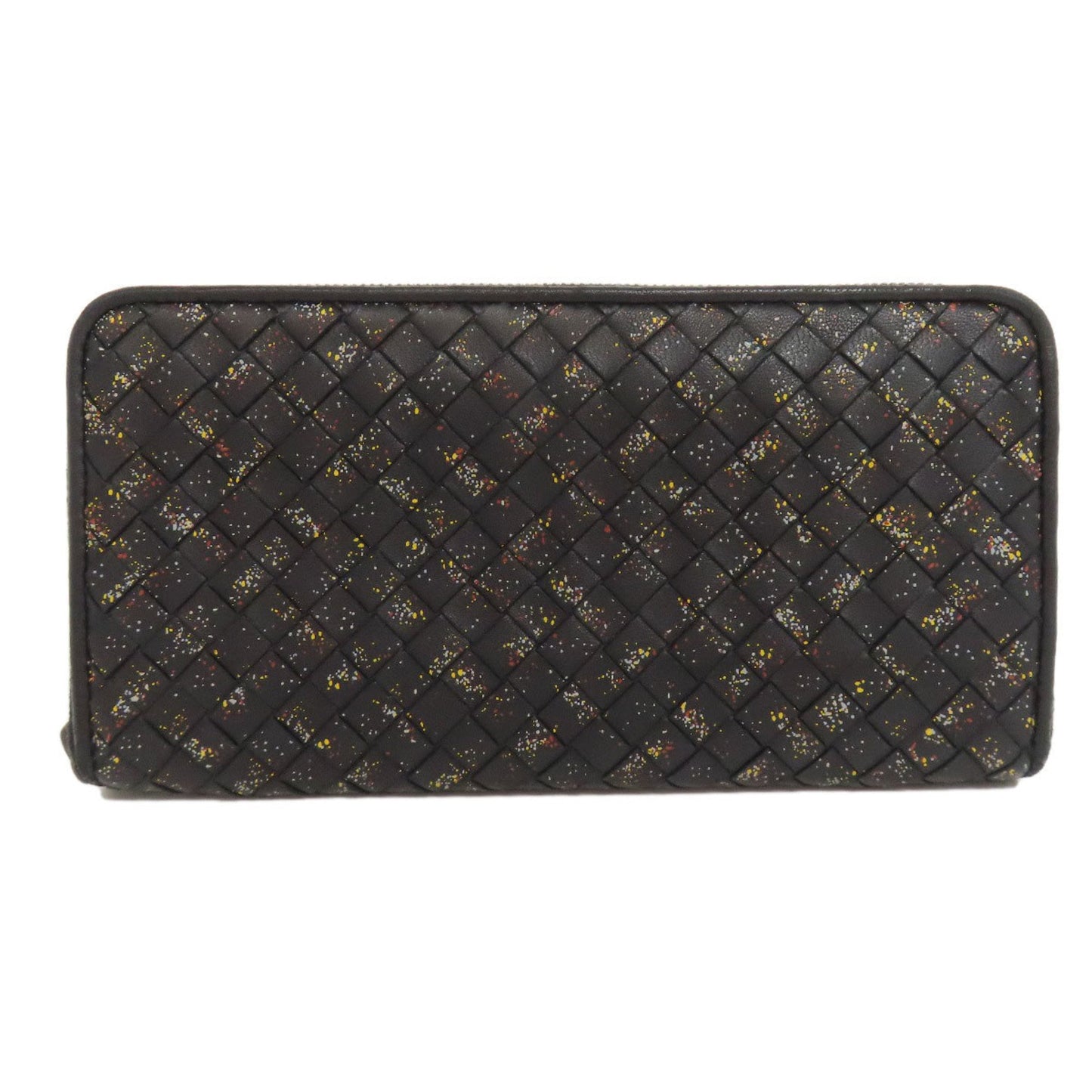 Bottega Veneta Intrecciato Round Zip Long Wallet Calfskin Women's