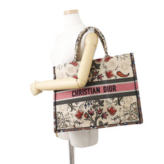 Christian Dior Large Canvas Tote Bag Handbag — Like New