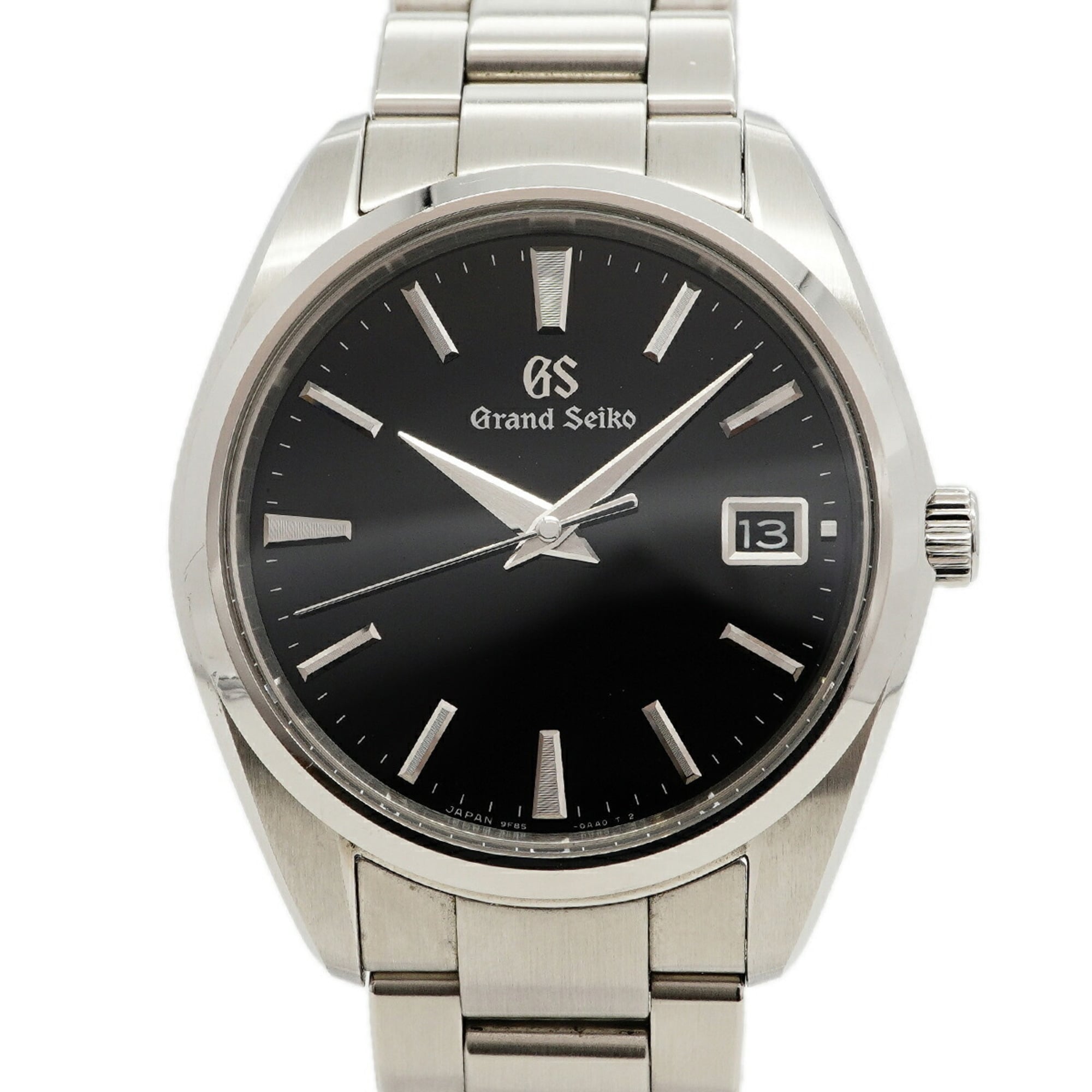 Seiko Grand Heritage Collection SBGP011 9F85-0AC0 Black Dial Men's Watch — Good