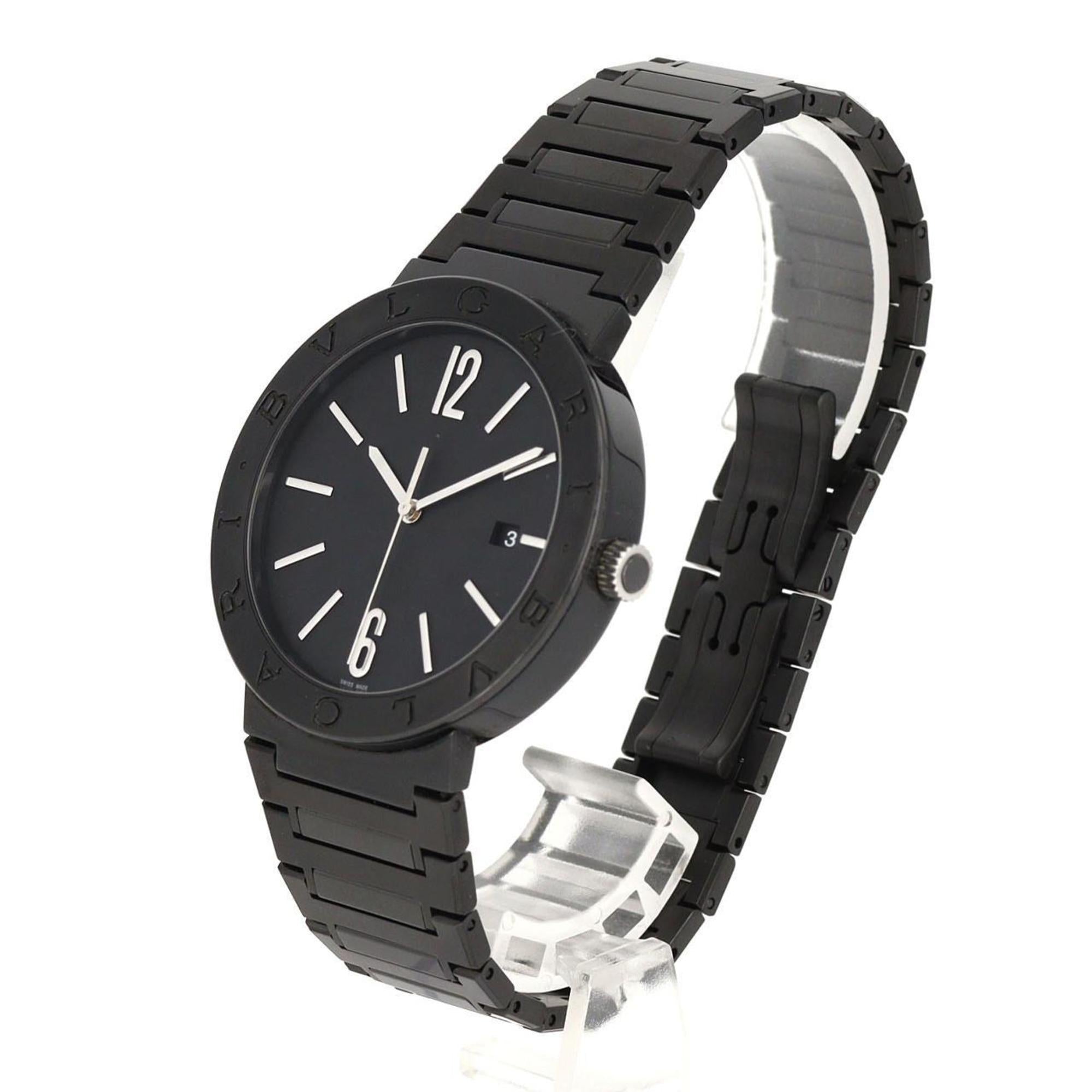 Bvlgari DLC BB41S 103540 Stainless Steel Automatic Watch — Very Good