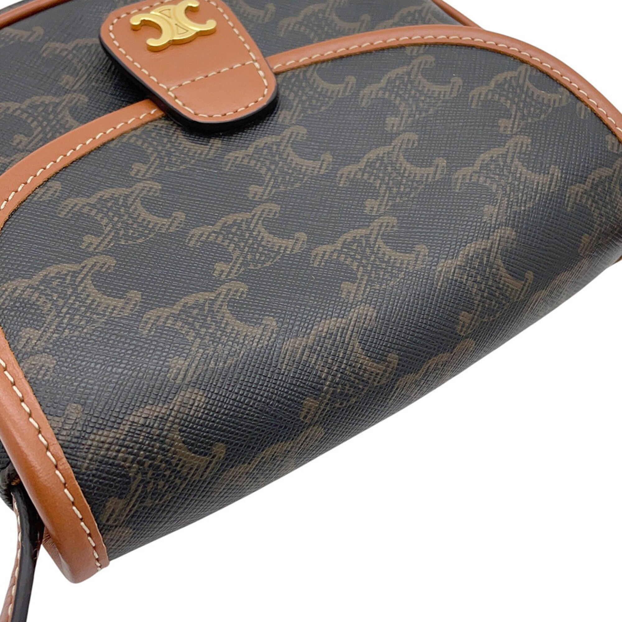 Celine Shoulder Bag Mini Besace Triomphe 196702BZJ.04LU CELINE Handbag Pouch — Like New