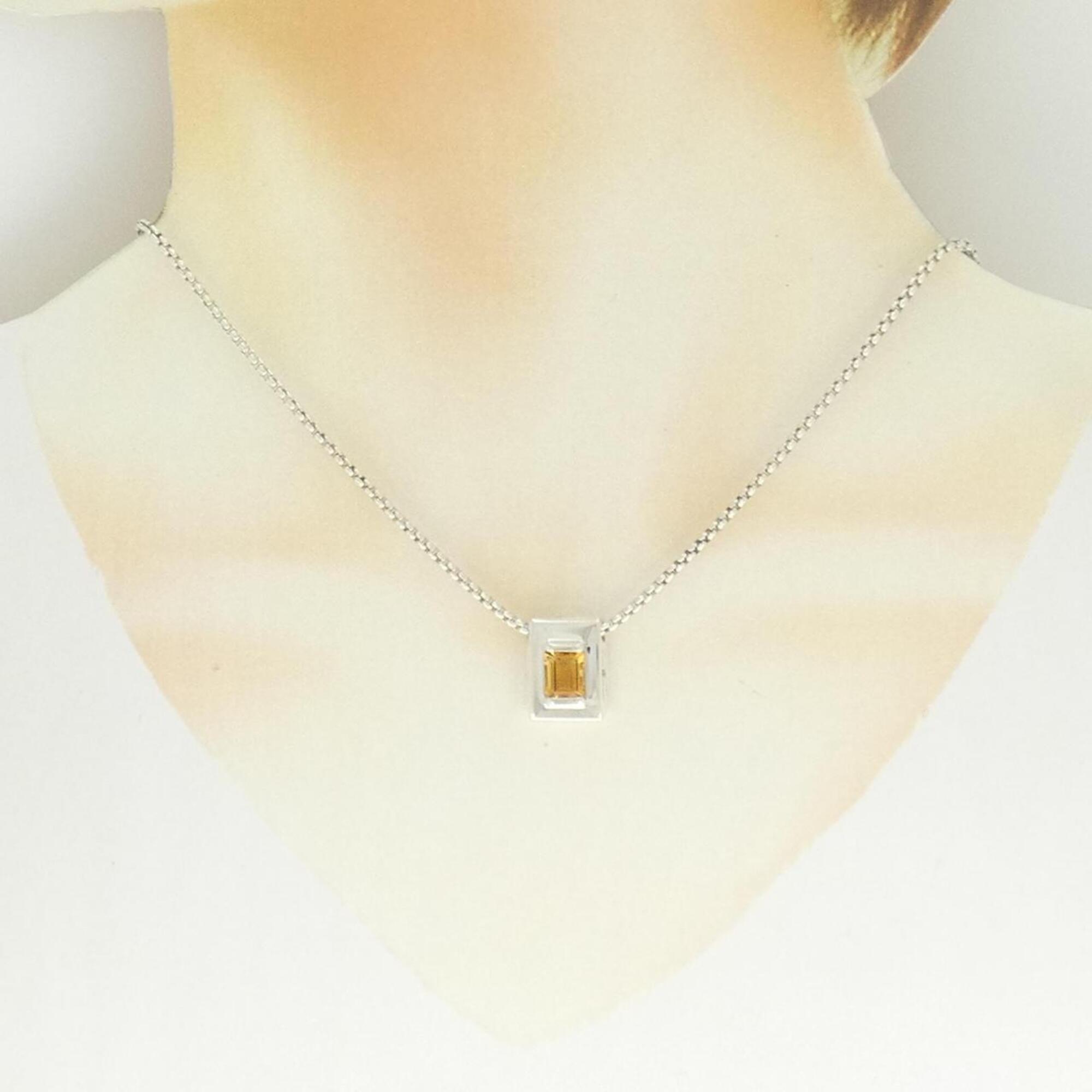 Hermes Citrine Necklace — Like New