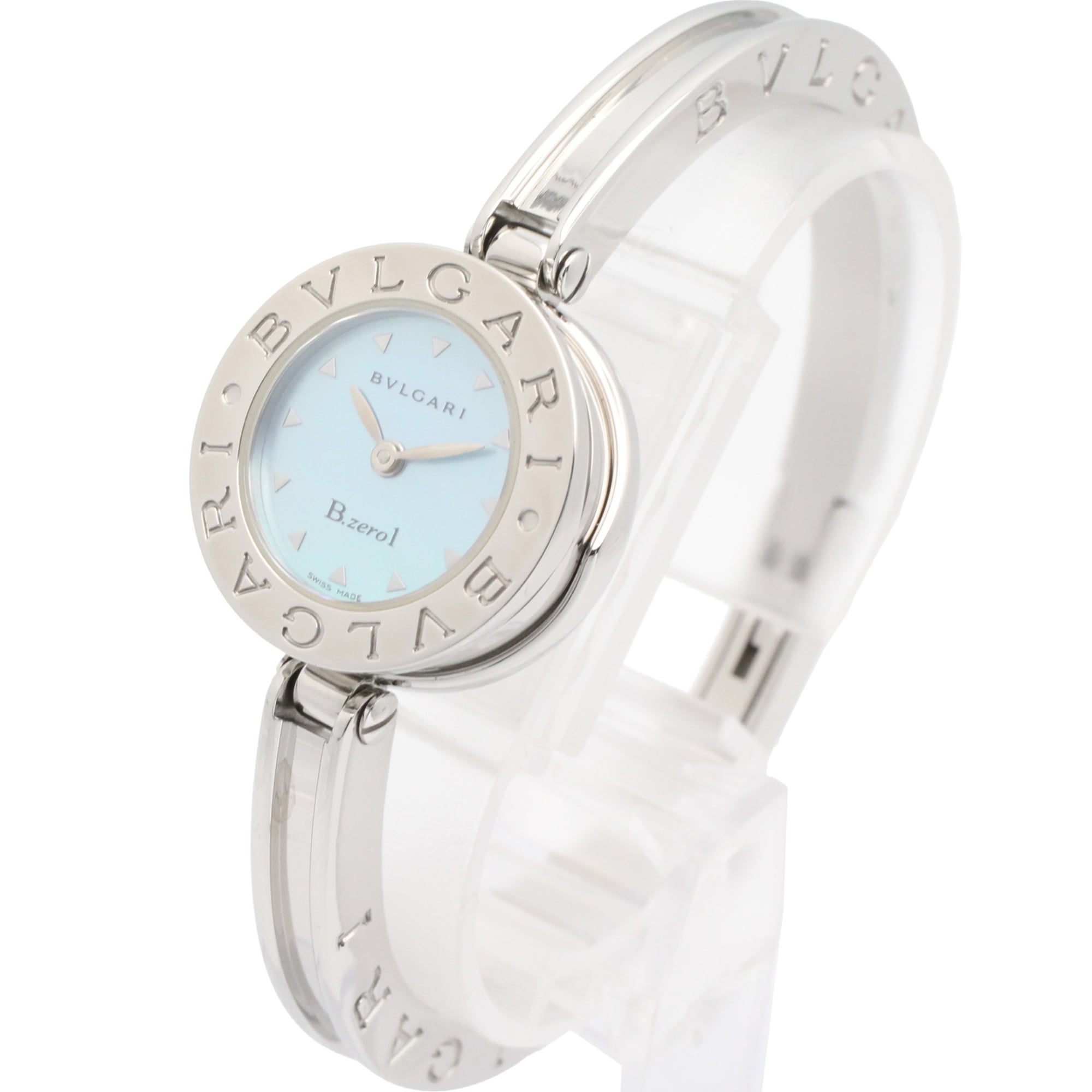 Bulgari BVLGARI B-zero1 Watch, Stainless Steel, Women's, Blue Tone, Shell, BZ22S — Very Good
