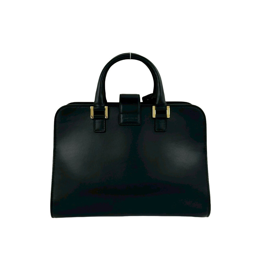 YVES SAINT LAURENT Baby Cabas YSL Leather 2-way Shoulder Bag/Handbag Black 10828 — Like New