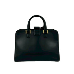 YVES SAINT LAURENT Baby Cabas YSL Leather 2-way Shoulder Bag/Handbag Black 10828 — Like New