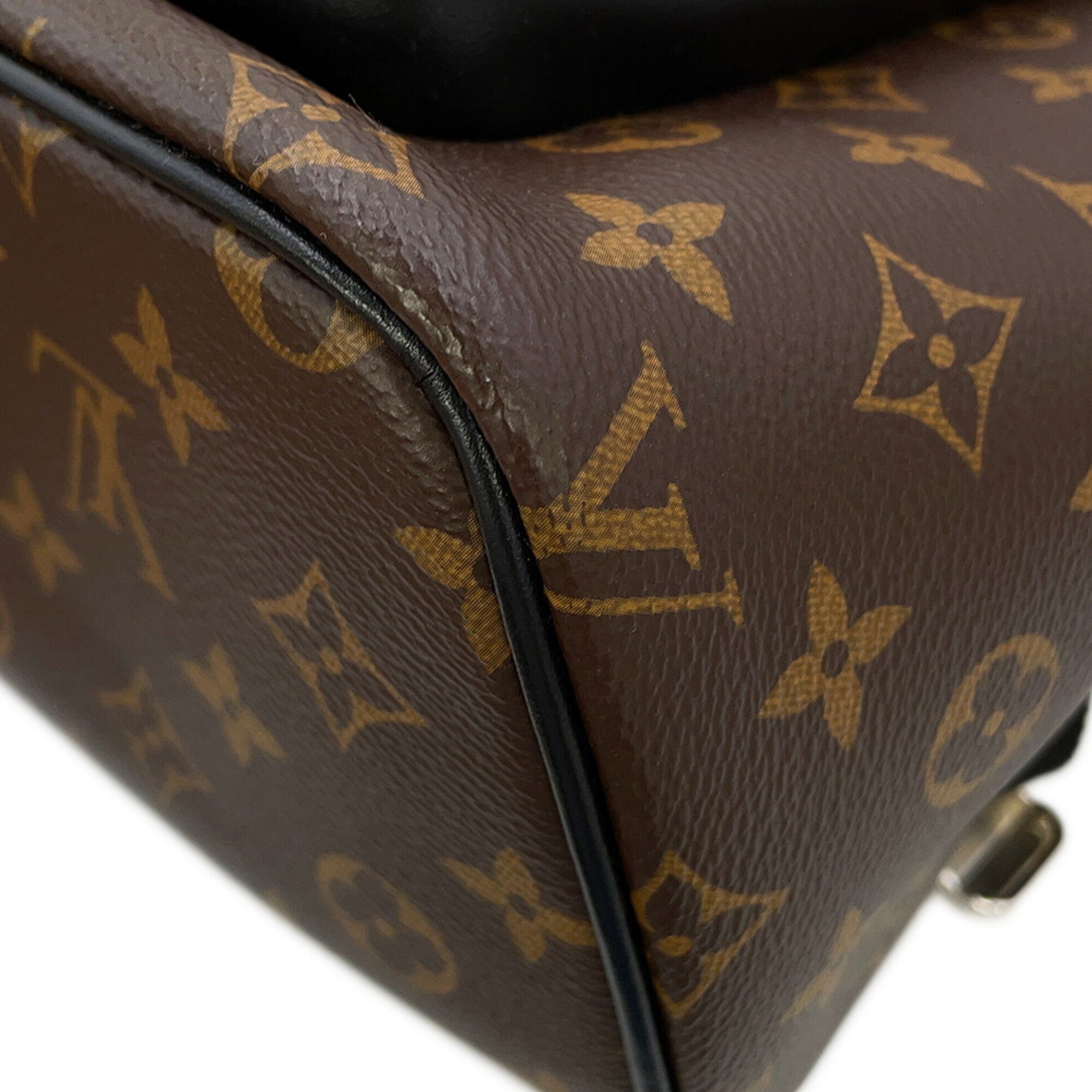 Louis Vuitton Monogram Macassar Josh NV M45349 Backpack LOUIS VUITTON Handbag Black Men's — Like New
