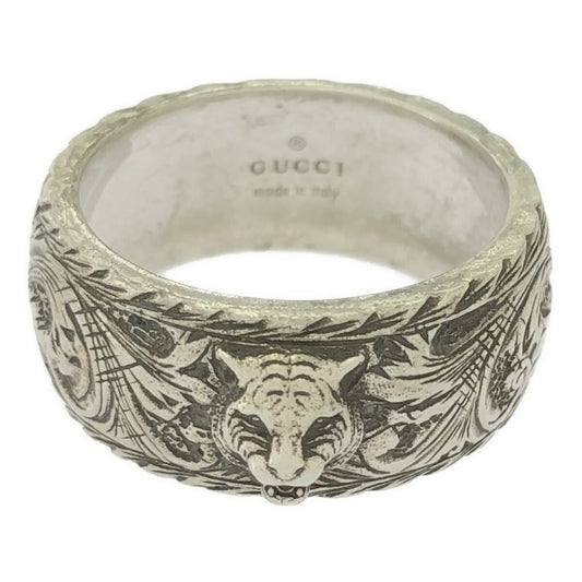 GUCCI Gucci Cat Head Ring 20 Silver 433571 Ag 925 Mikunigaoka Store IT4C44E2ZLSM RMRM0056T