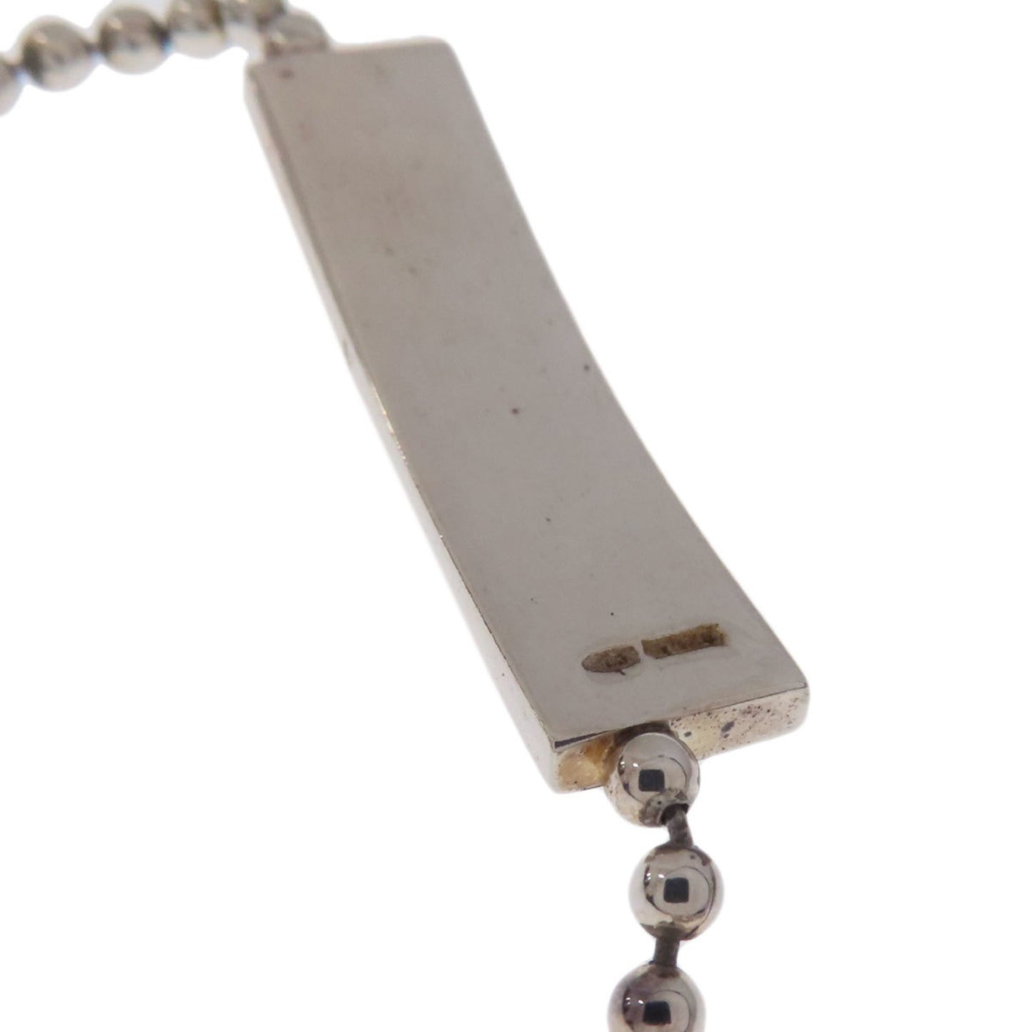 GUCCI Ball Chain Bracelet Silver Women's