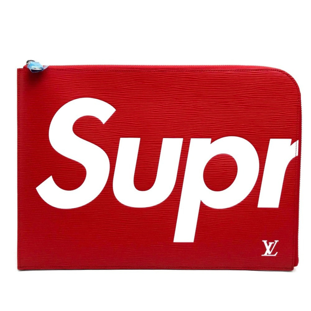LOUIS VUITTON M67722 Louis Vuitton x Supreme Epi Pochette Jour GM PO.JOUR SP EPI POCHETTE Clutch Bag in Leather, Red, for Men and Women — New - Store Return