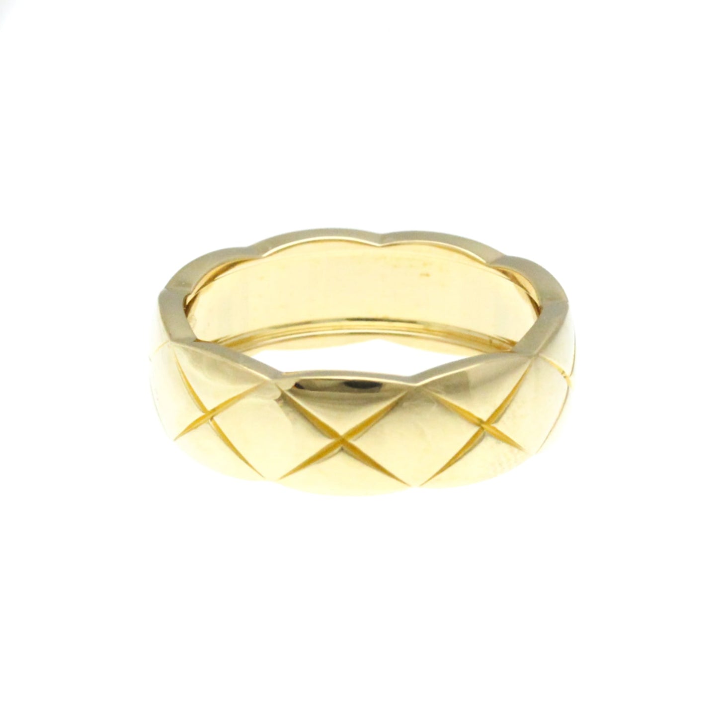 Chanel Coco Crush Medium Size Ring Yellow Gold (18K) Fashion No Stone Band Ring Gold