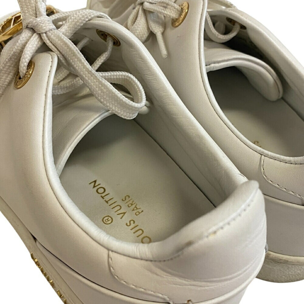 LOUIS VUITTON 23 Louis Vuitton Front Row Line Sneakers White Women's