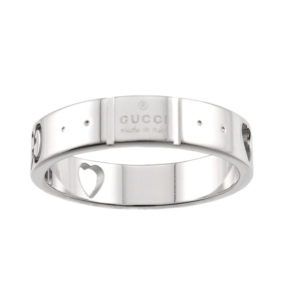 Gucci Icon Amor #10 Ring, 18K WG (White Gold 750) — Like New