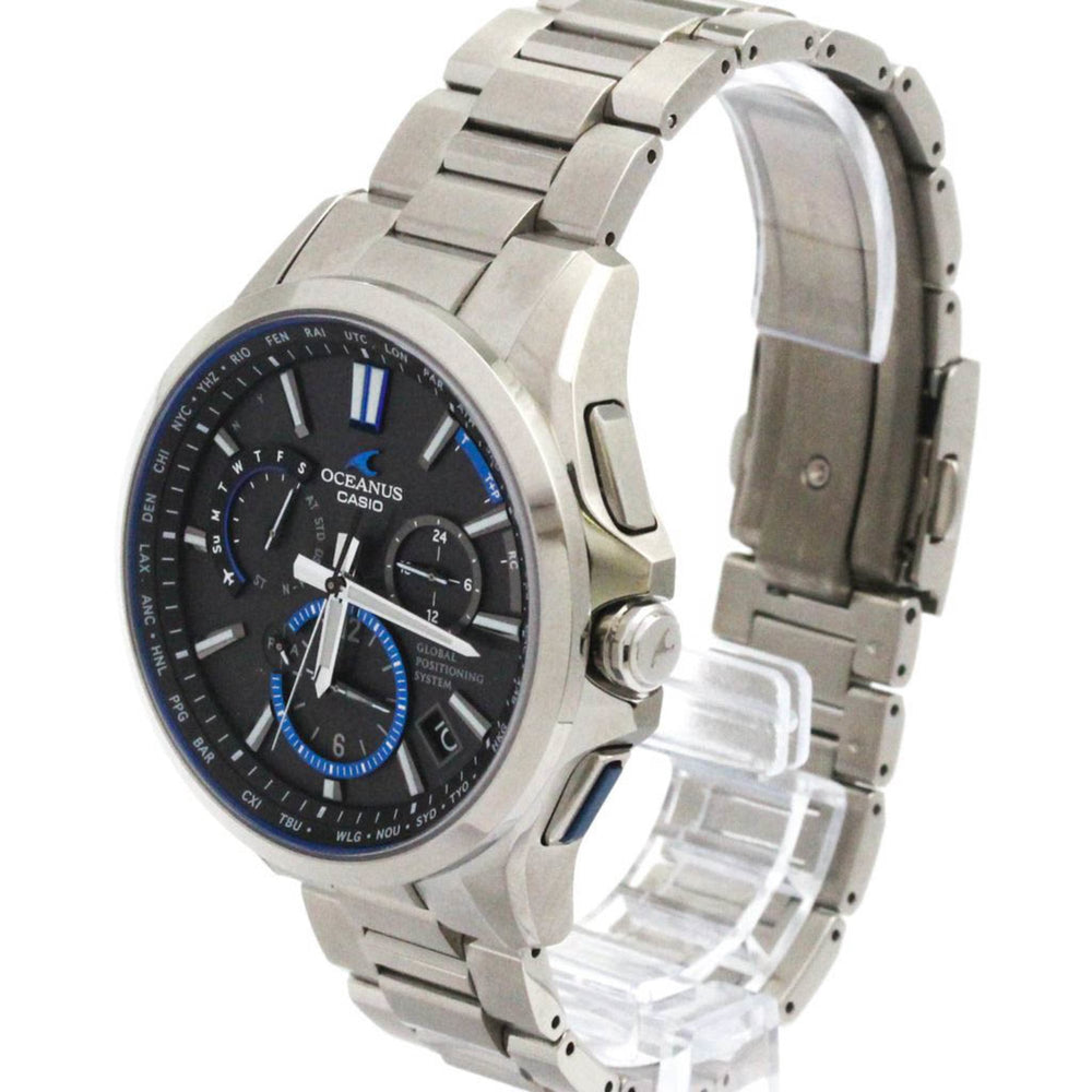 CASIO Oceanus GPS Radio Wave Control Solar Titanium Mens Watch OCW-G1100T-1AJF — Very Good