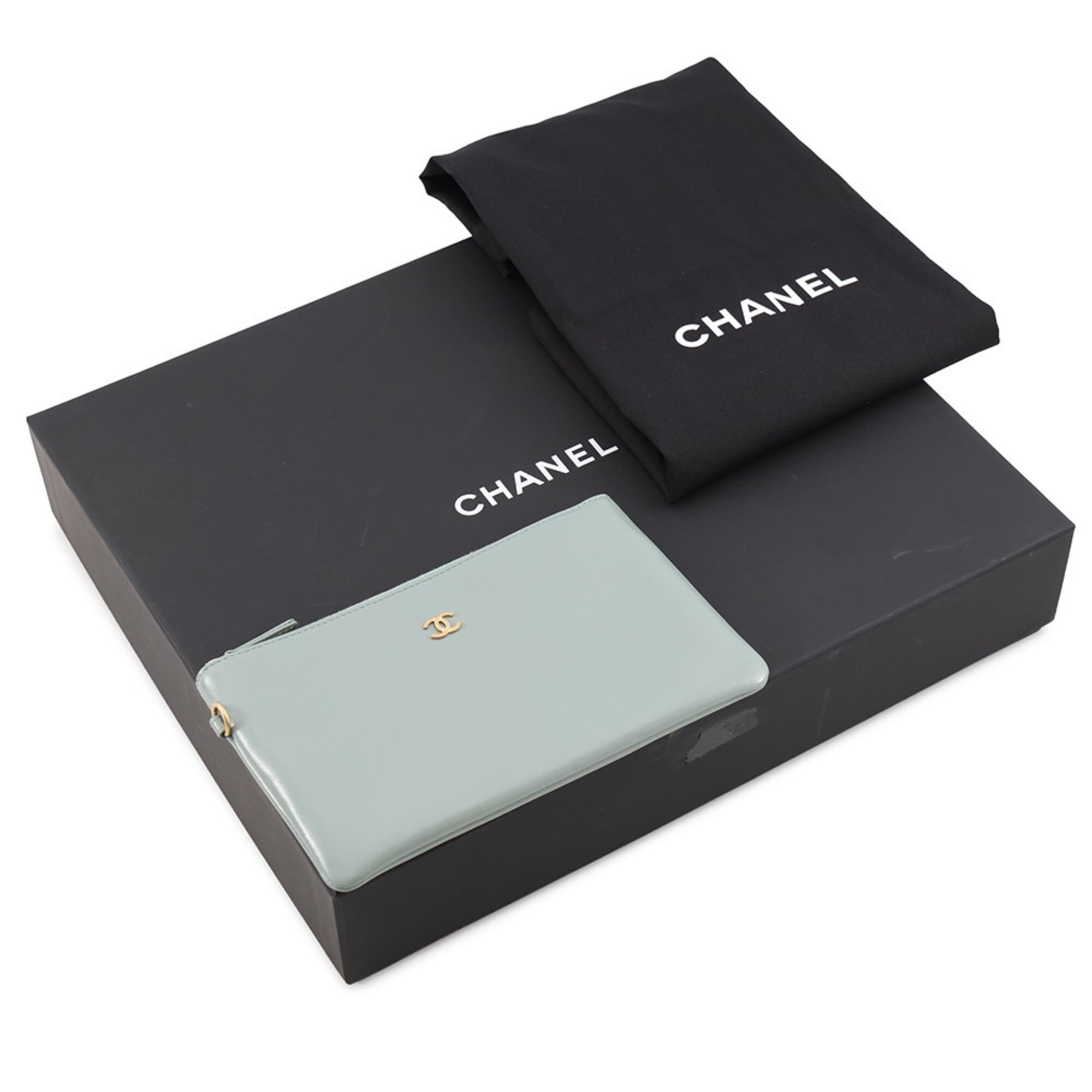 Chanel handbag CHANEL 22 Matelassé Small Shiny Calf Leather AS3260 for women — Like New