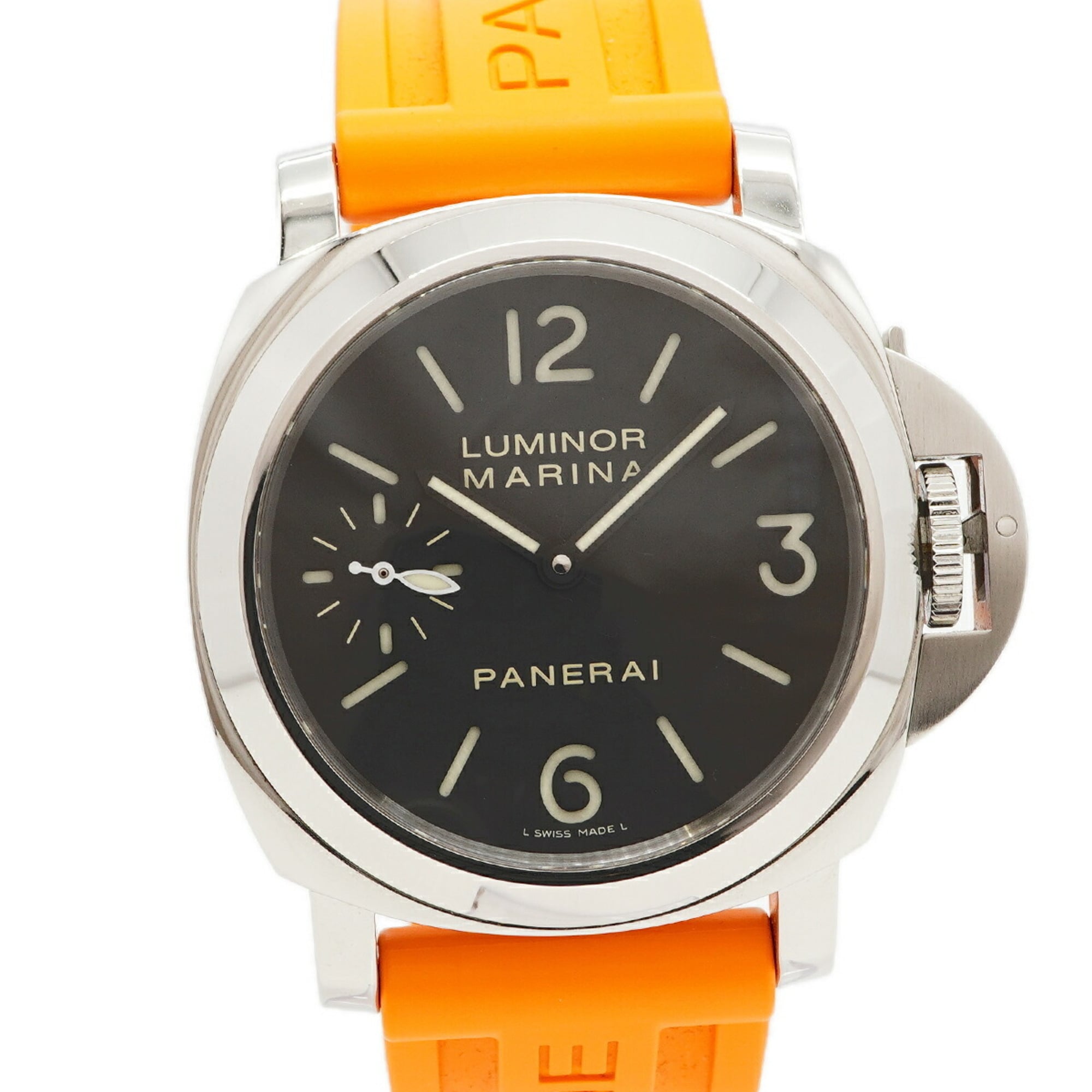 Officine Panerai Luminor Marina PAM00111 Black Dial Men's Watch — Good