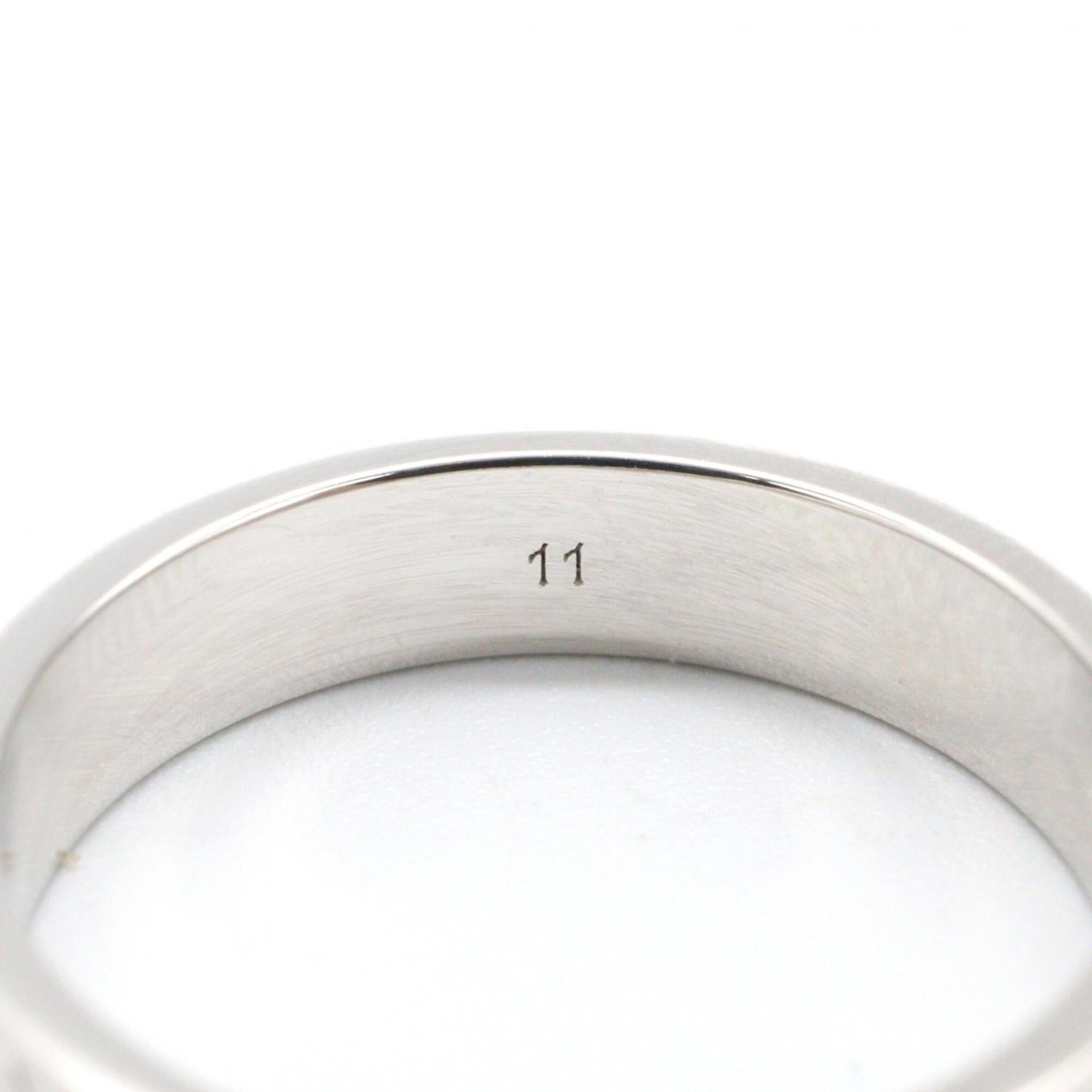 Gucci Icon Ring, 18K White Gold (18KWG), Silver Tone, for Men and Women — Like New