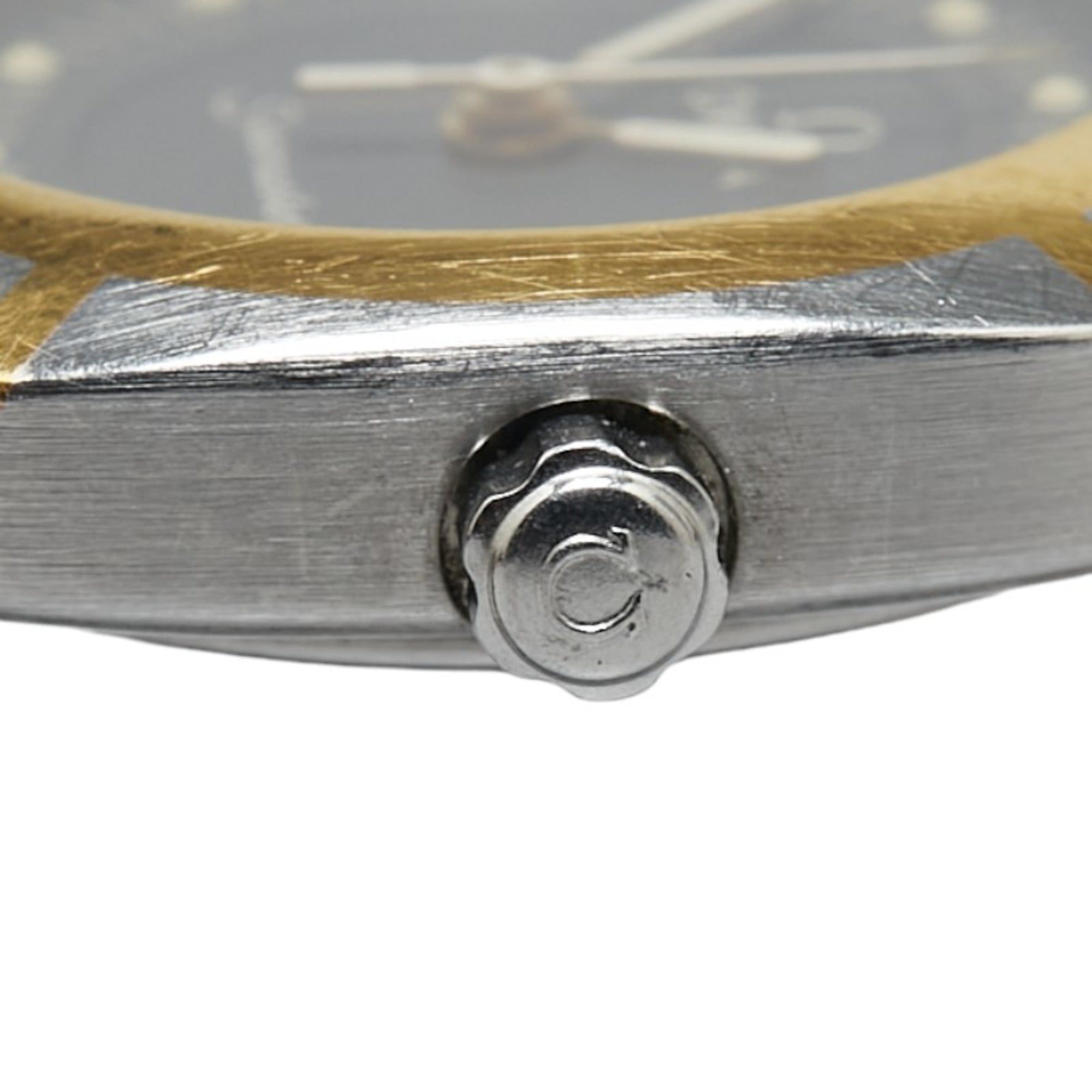 OMEGA Seamaster Polaris Watch Quartz Grey Dial Stainless Steel Ladies — Good