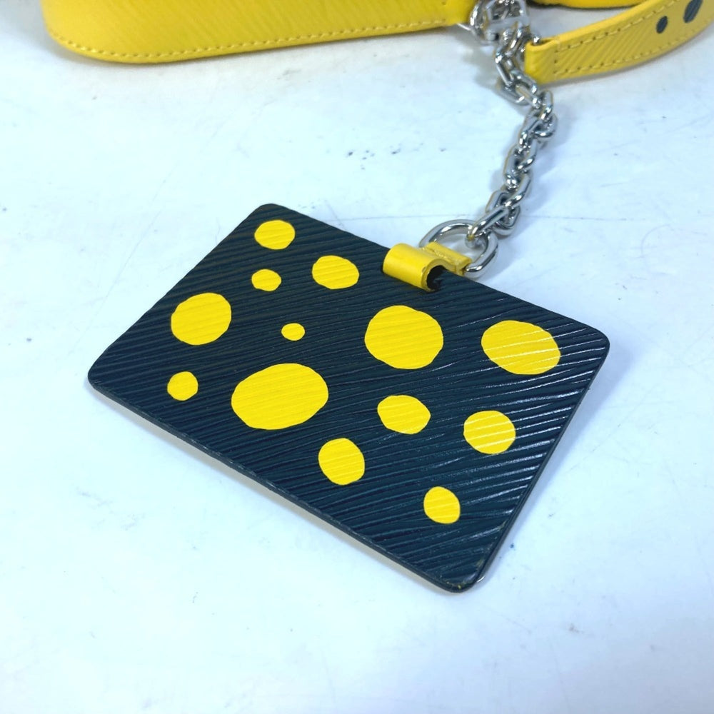 LOUIS VUITTON M21702 Yayoi Kusama collaboration LVxYK Malellini shoulder bag handbag Epi leather ladies jaune yellow — New - Store Return