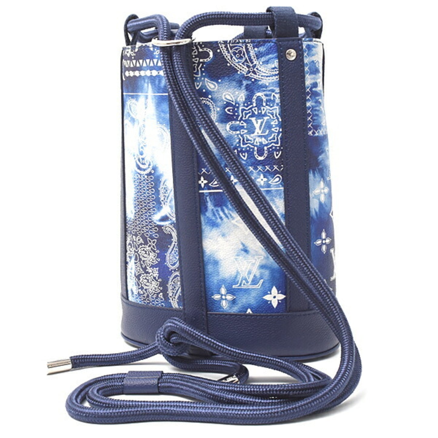 Louis Vuitton Men's and Women's Monogram Bandana Randonne PM Backpack Blue M20562