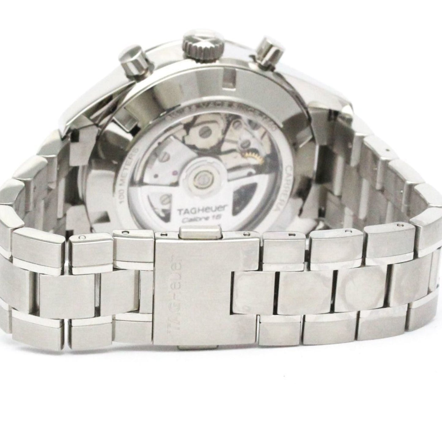 TAG HEUER Carrera Heritage Calibre 16 Steel Mens Watch CAS2110 Polished