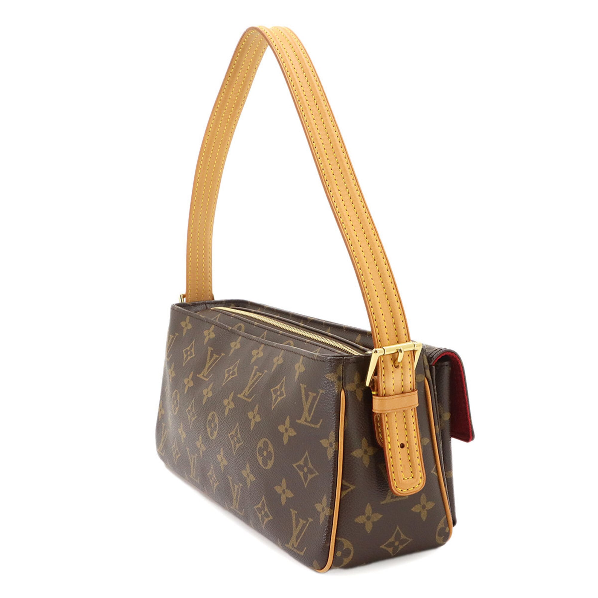 Louis Vuitton Viva Cite MM Monogram Shoulder Handbag, Brown, M51164, Gold Hardware — Like New