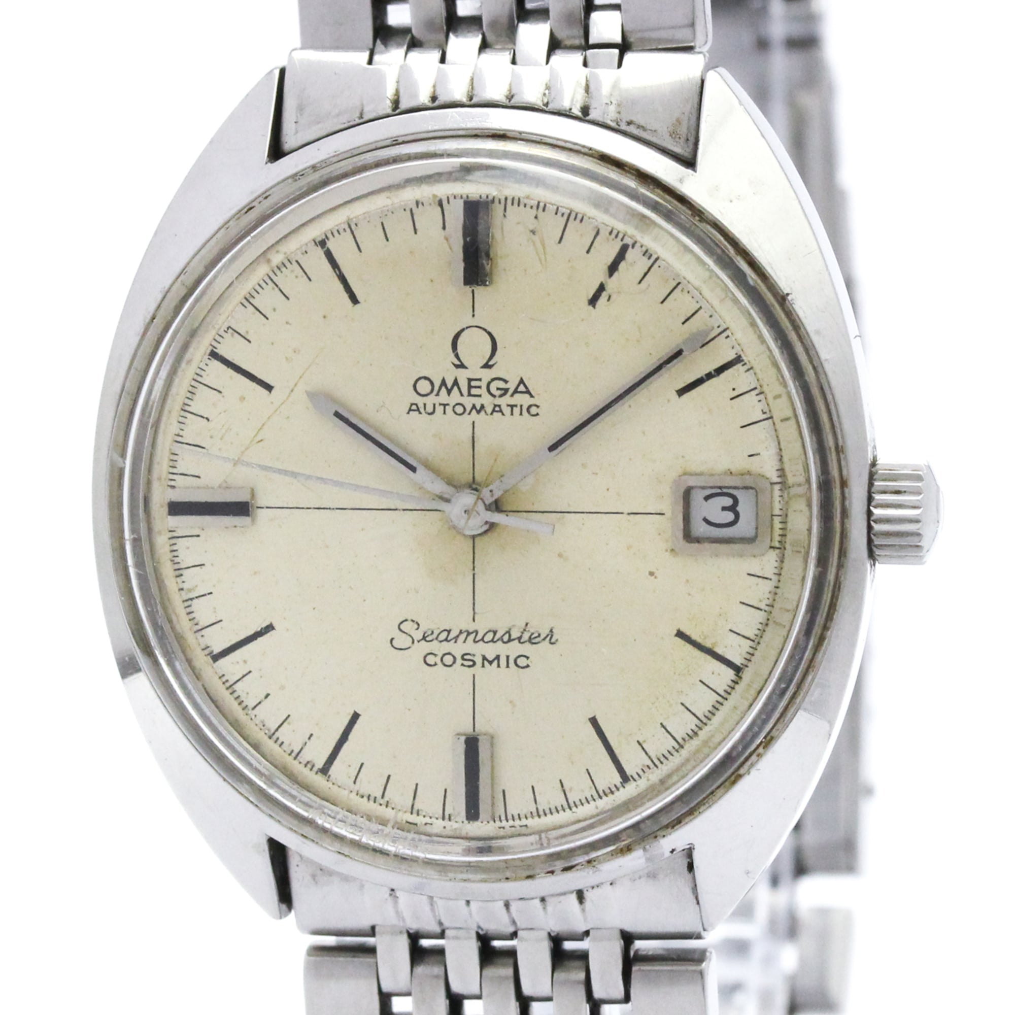 OMEGA Seamaster Cosmic Cal 565 Steel Automatic Mens Watch 166.023 Vintage — Good