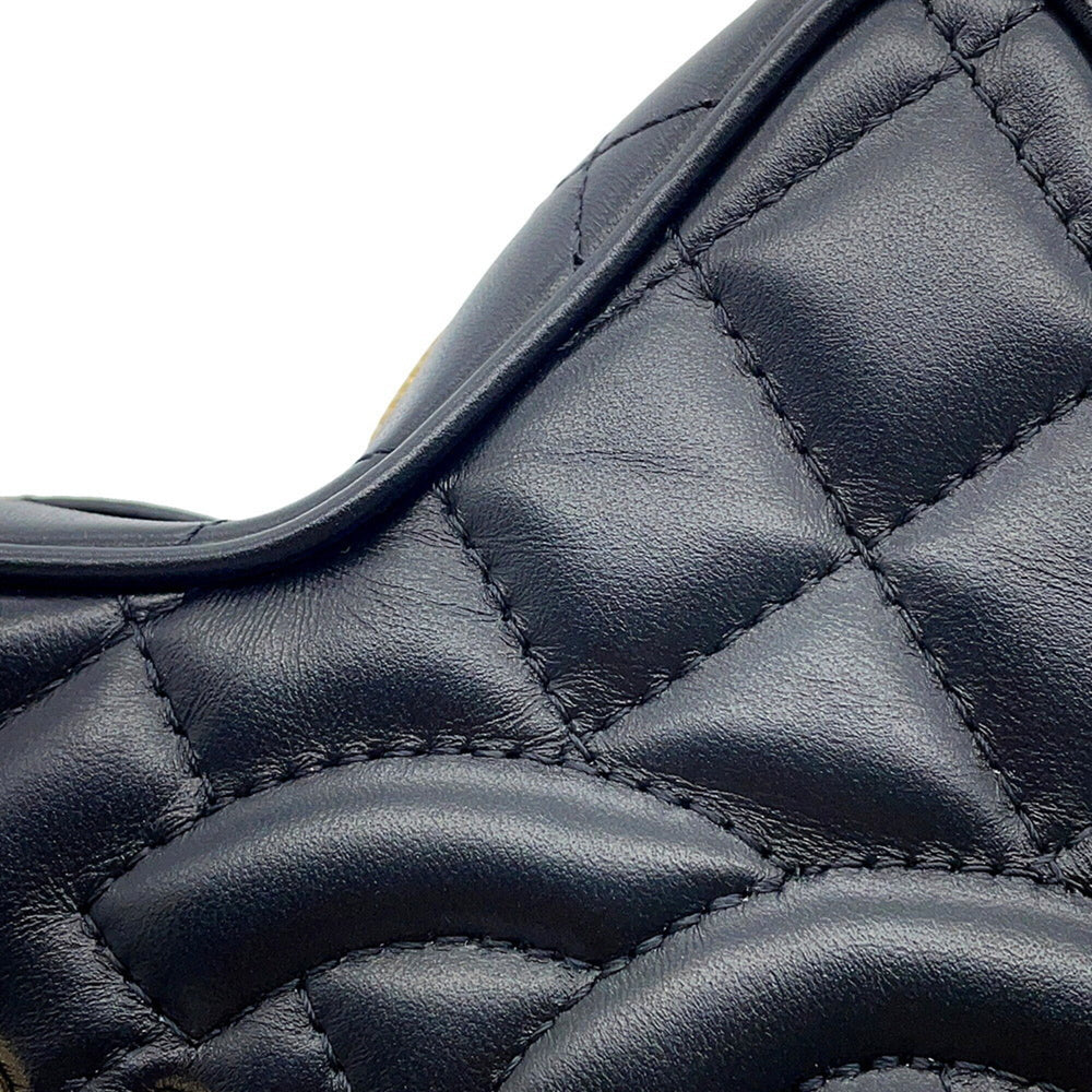 Chanel Chain Shoulder Bag, Matelassé, Coco Mark, Star, Lambskin, AS4579, Black, Handbag, Women's, CHANEL — Like New
