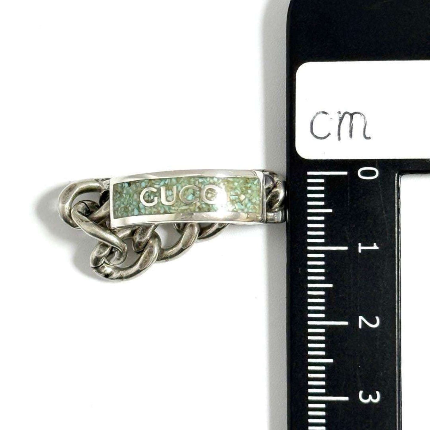Gucci Men's Gourmet Chain Ring, 925 Silver