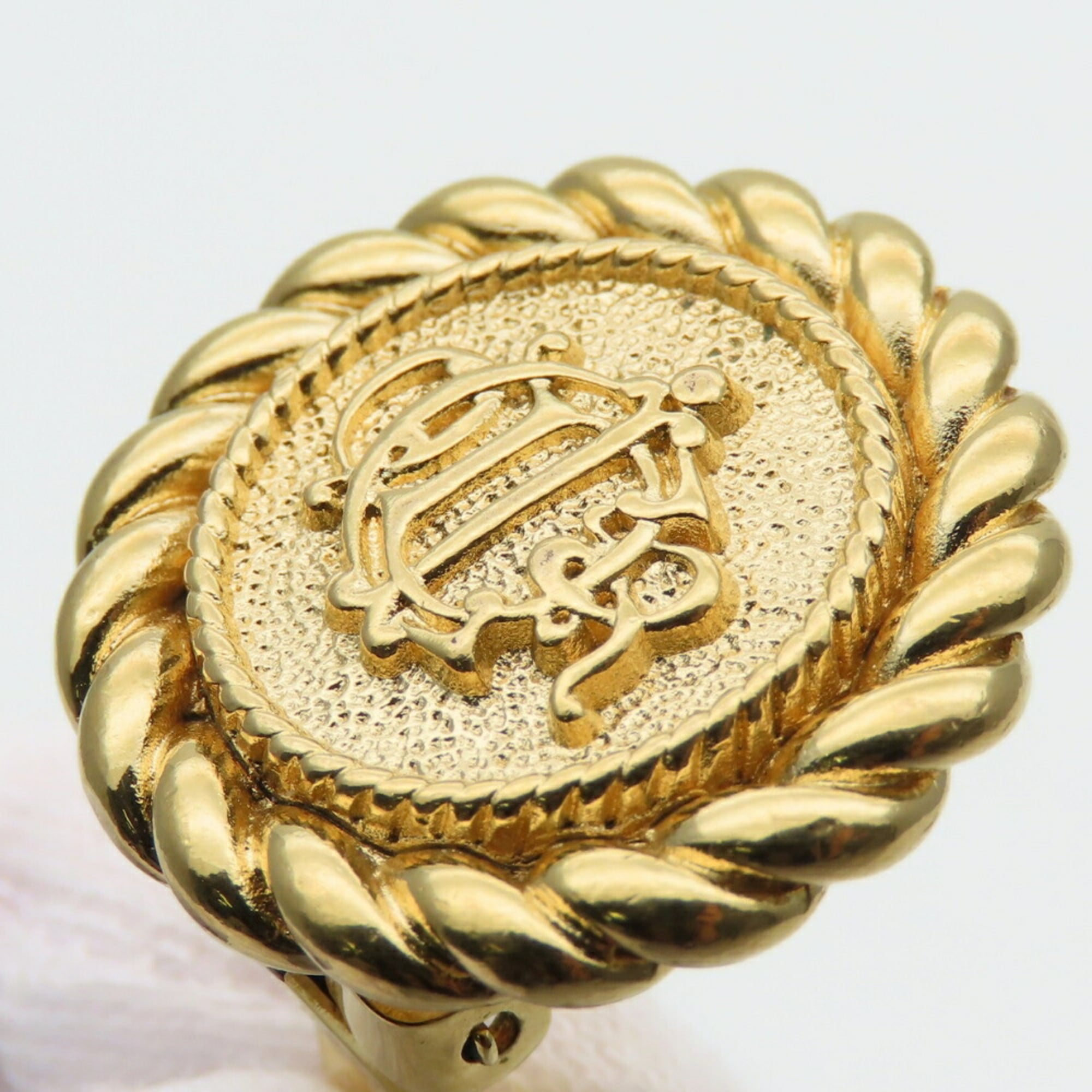 Christian Dior Metal GP Earrings for Women