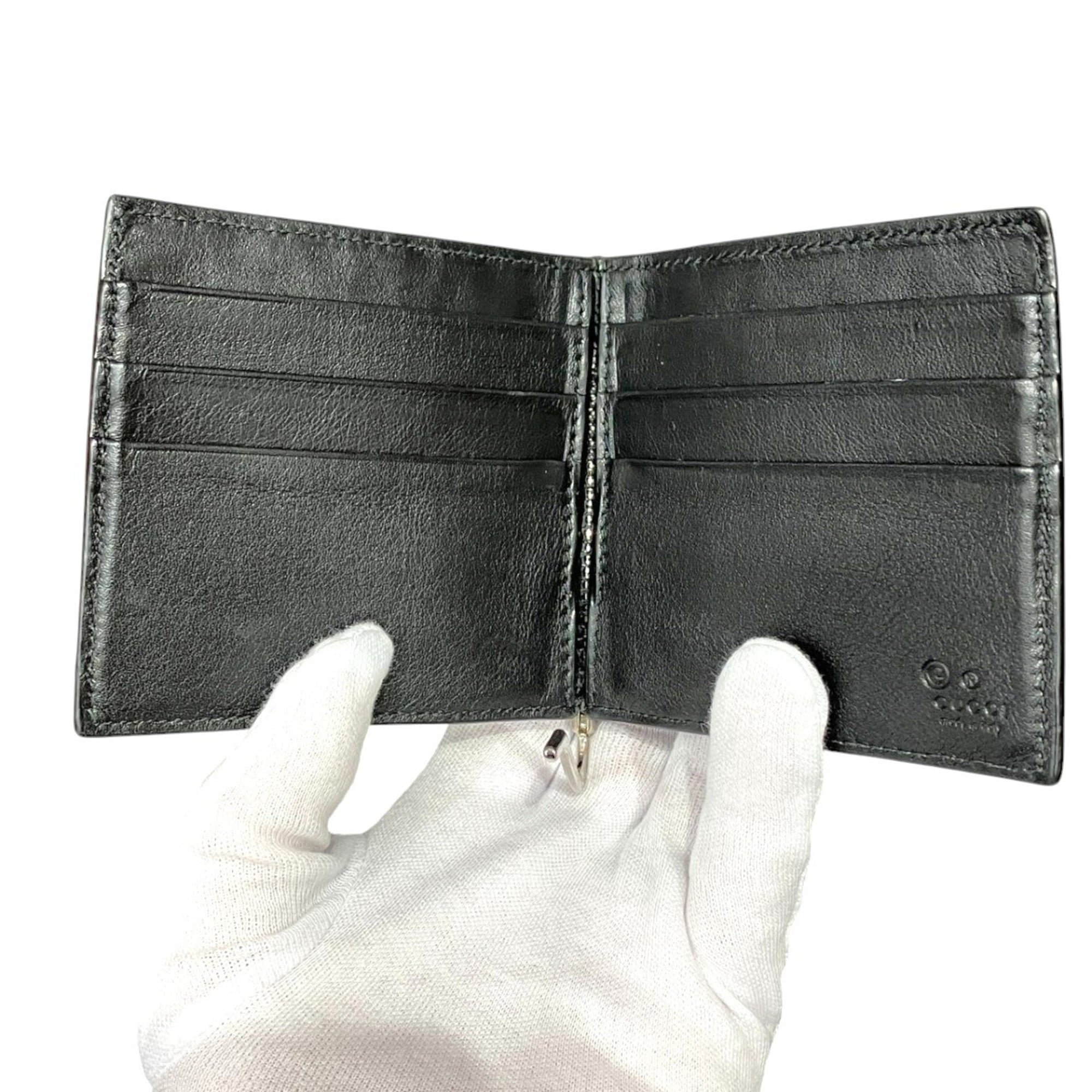 Gucci Bi-fold Wallet in GG Embossed Shima Leather 544473