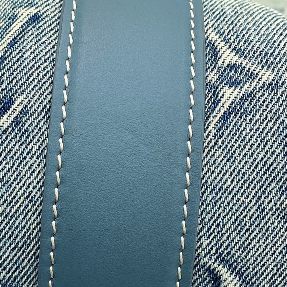 Louis Vuitton Monogram Washed Denim Weekend Tote NM M22537 2023 Men's Bag Handbag LOUIS VUITTON — Like New