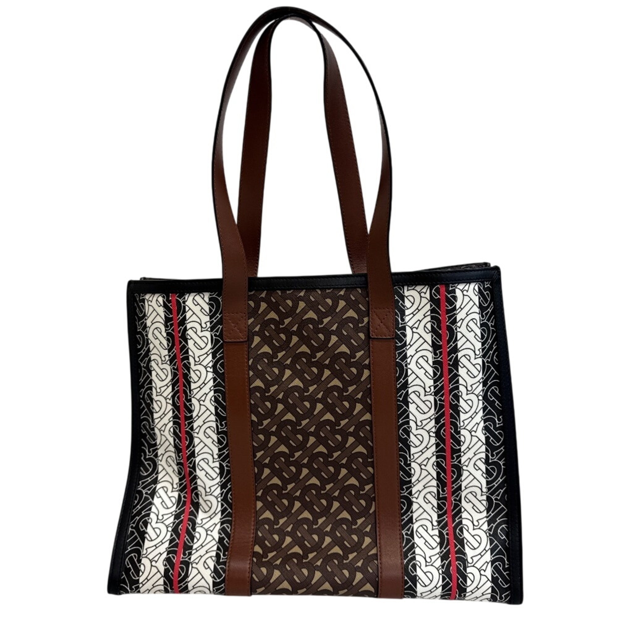 BURBERRY TB Tote Bag Brown — Like New