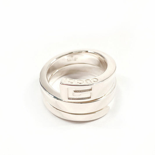 GUCCI G Snake Ring, 925 Sterling Silver, Size 8, Women's