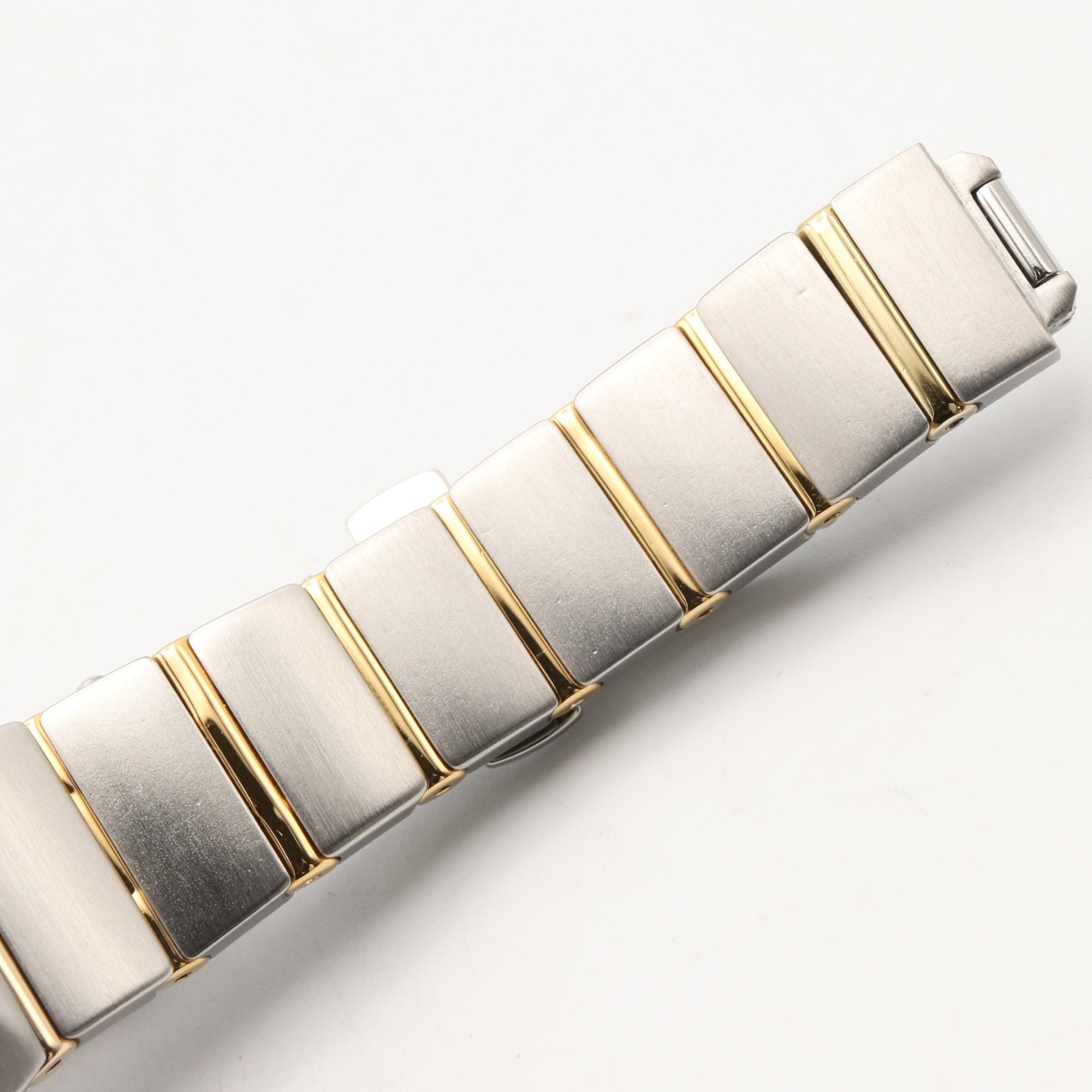 Omega Constellation 12-Diamond Watch, 18K Yellow Gold Stainless Steel, Diamond, Ladies', Pink Tone, Mother-of-Pearl, 123.20.24.60.57.004 — Very Good