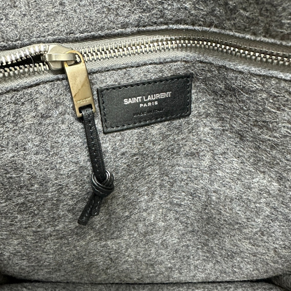 Saint Laurent Paris 632539 Shoulder Bag Hand Bag Bag Tote Bag gray Black — Like New