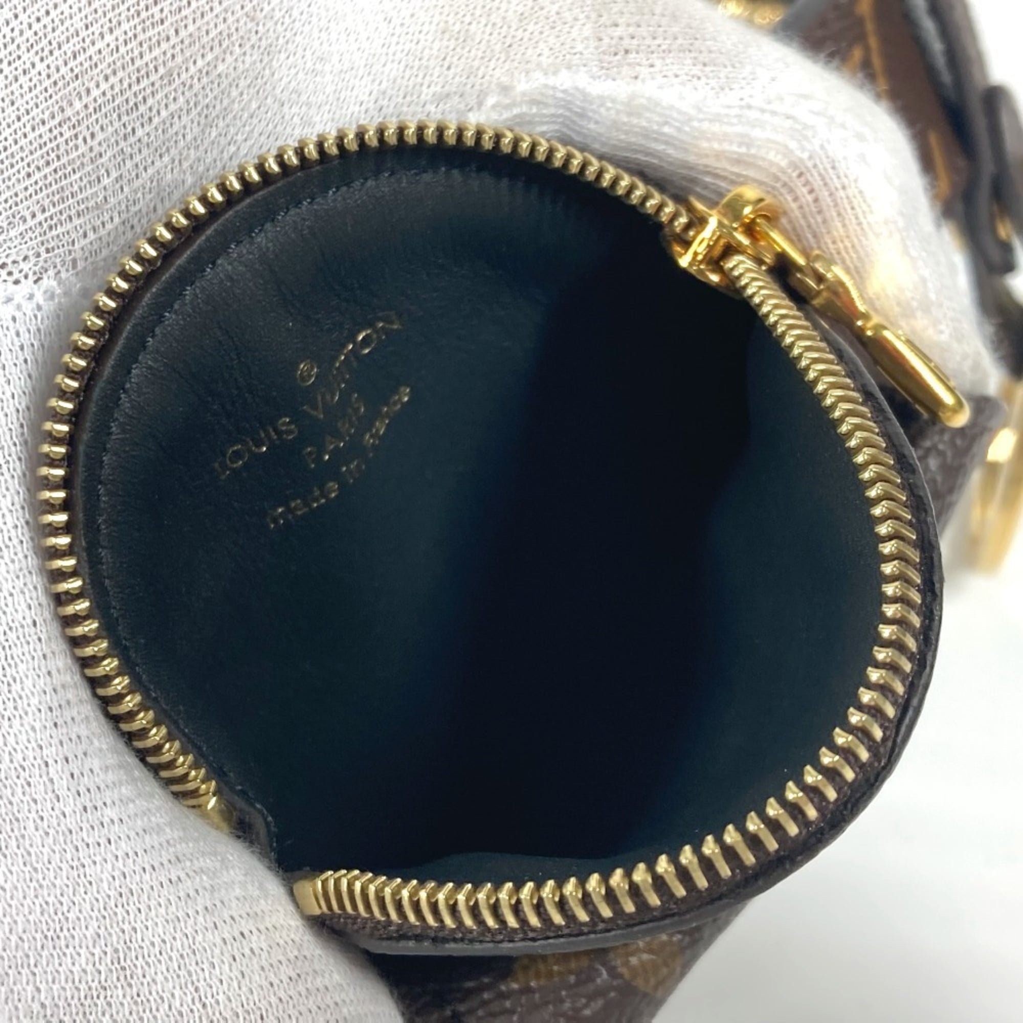 LOUIS VUITTON M0236Y Monogram Santur Daily Multi-Pocket Bag Pouch Belt Body Waist Canvas Men Women Brown — Like New