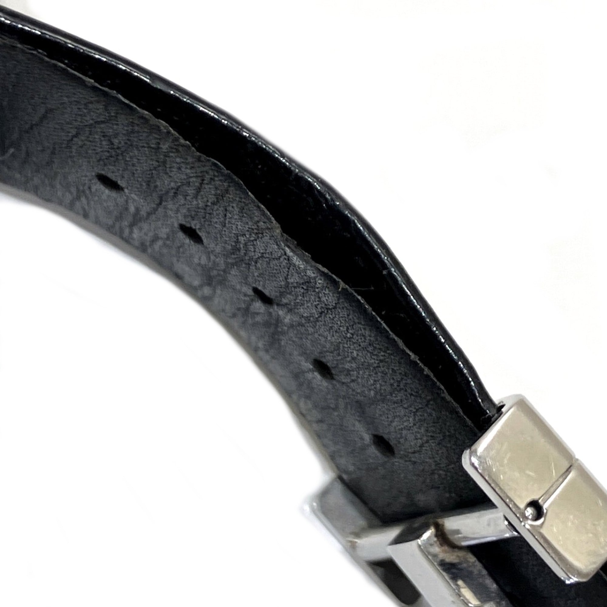 Chanel Matelassé Watch, Total Weight 27g, Stainless Steel, Genuine Leather Strap, Quartz Movement, Black Dial, H0116 — Good