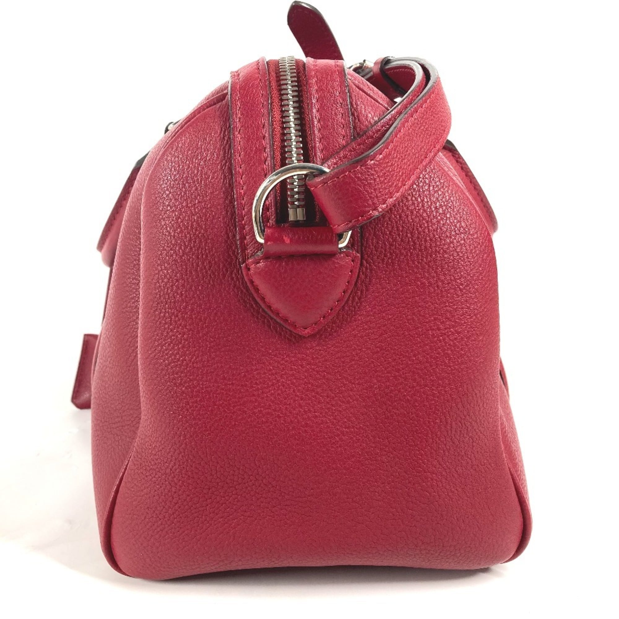 LOUIS VUITTON M94341 Parnassus SC Bag PM Boston Shoulder Handbag Women's Cherry Red MO-240728-1 — Like New