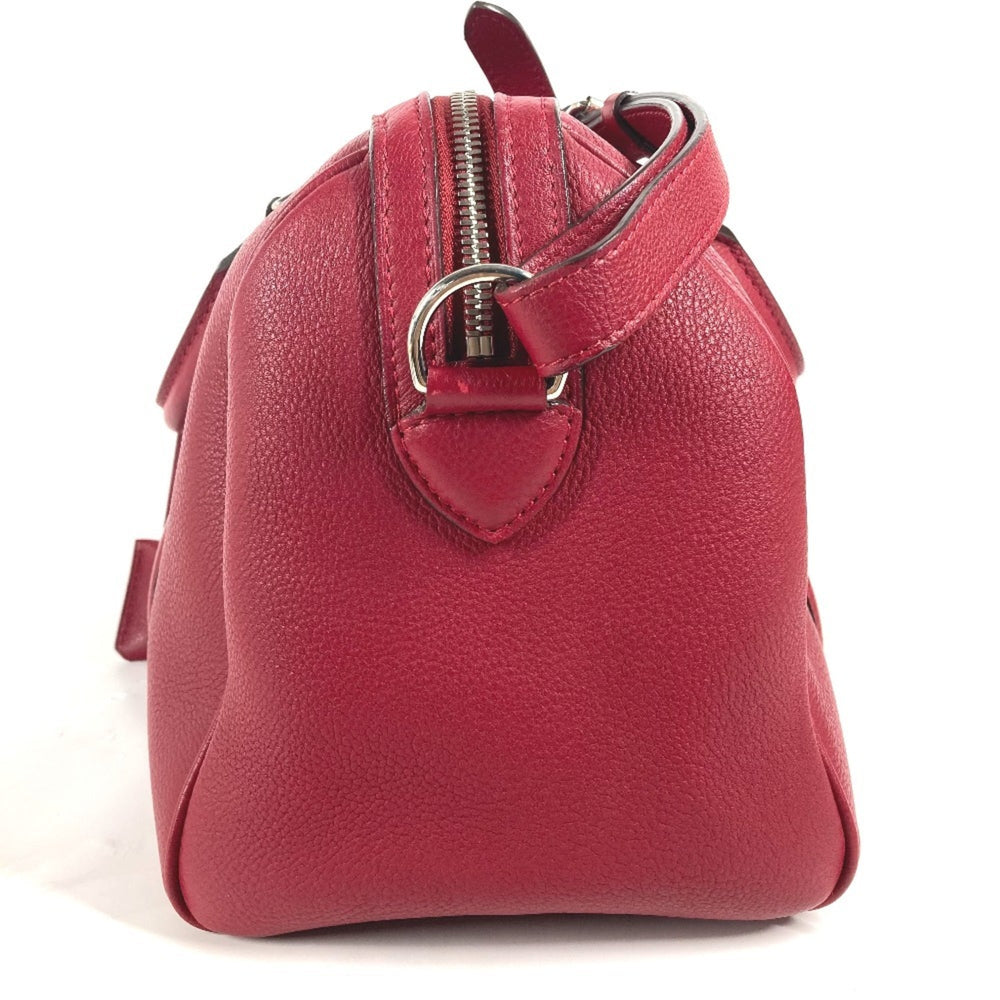 LOUIS VUITTON M94341 Parnassus SC Bag PM Boston Shoulder Handbag Women's Cherry Red MO-240728-1 — Like New
