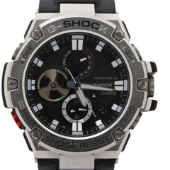 CASIO G-SHOCK G-STEEL GST-B100 Series GST-B100-1AJF Black Resin/Stainless Steel Men's Analog Watch — Good