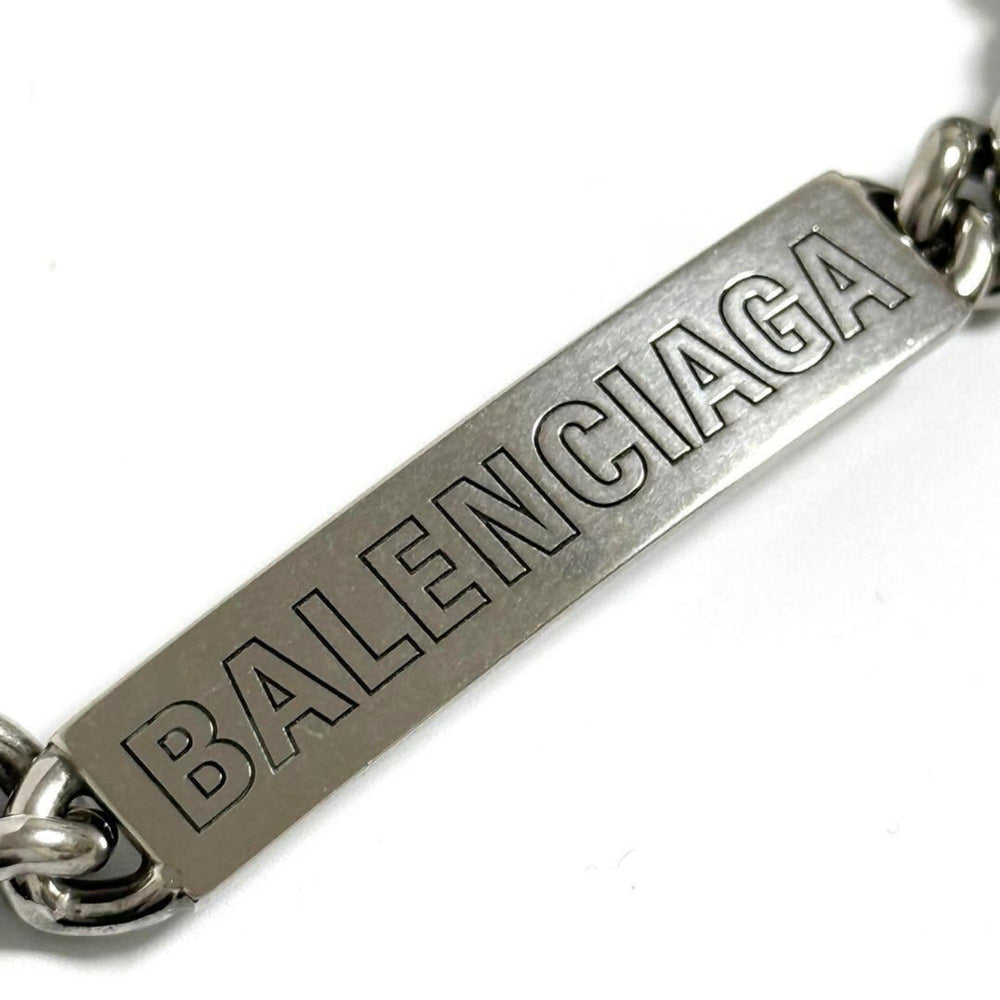 Balenciaga Men's Plate Twist Chain Necklace — Like New