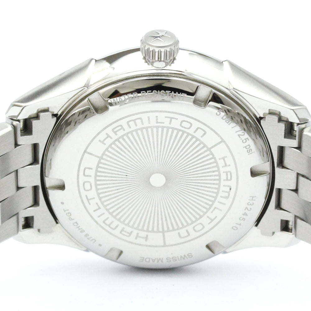HAMILTON Jazzmaster Stainless Steel Quartz Mens Watch H32451141 Polished — Very Good